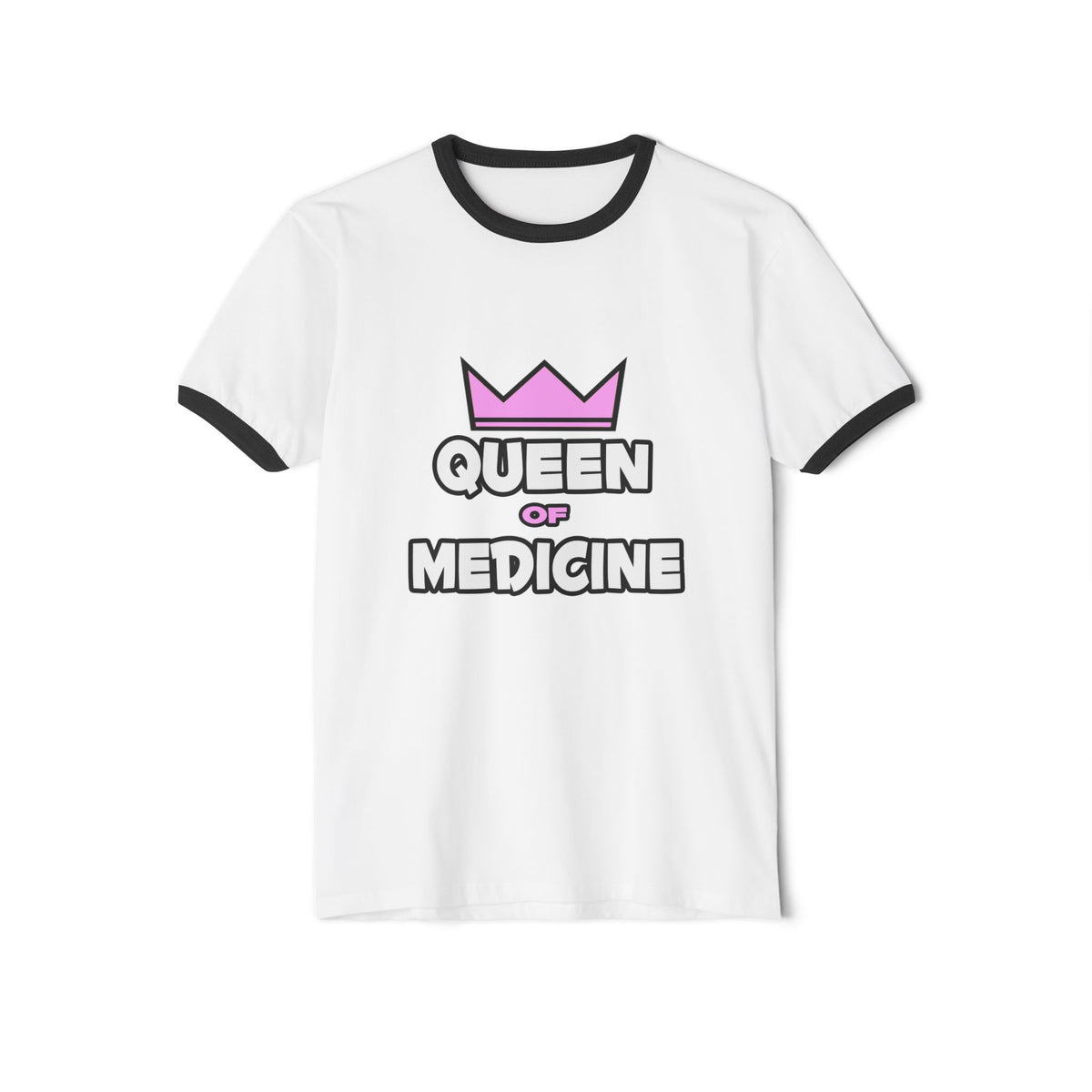 Queen of Medicine - Unisex Cotton Ringer T-Shirt