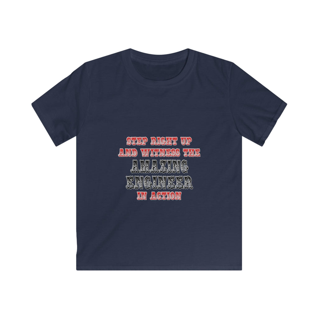 Amazing Engineer In Action - Kids Softstyle Tee