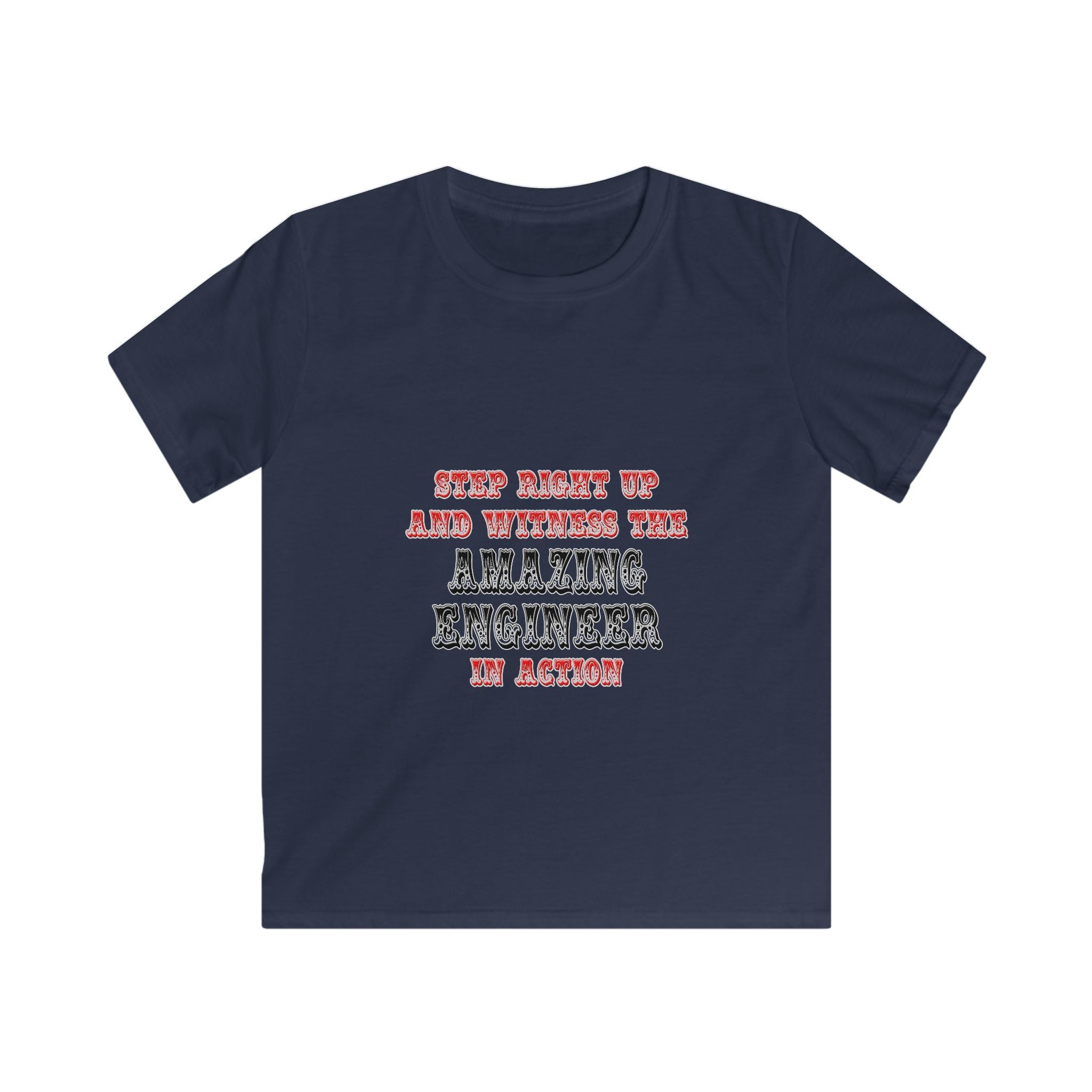 Amazing Engineer In Action - Kids Softstyle Tee