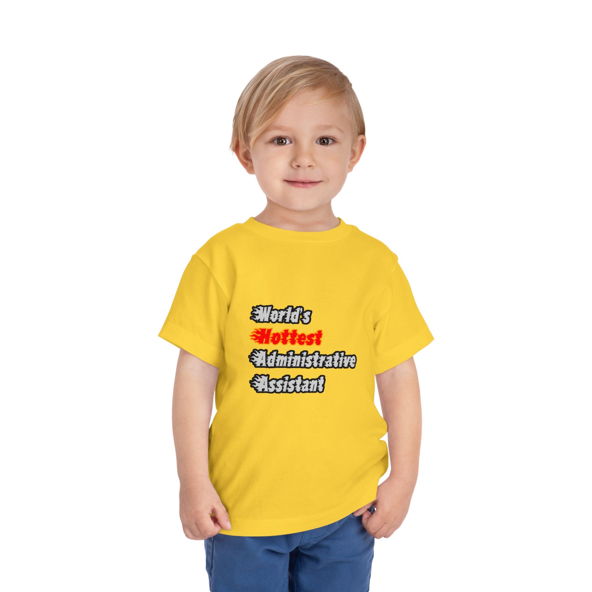 World's Hottest Administrative Assistant - Toddler Short Sleeve Tee
