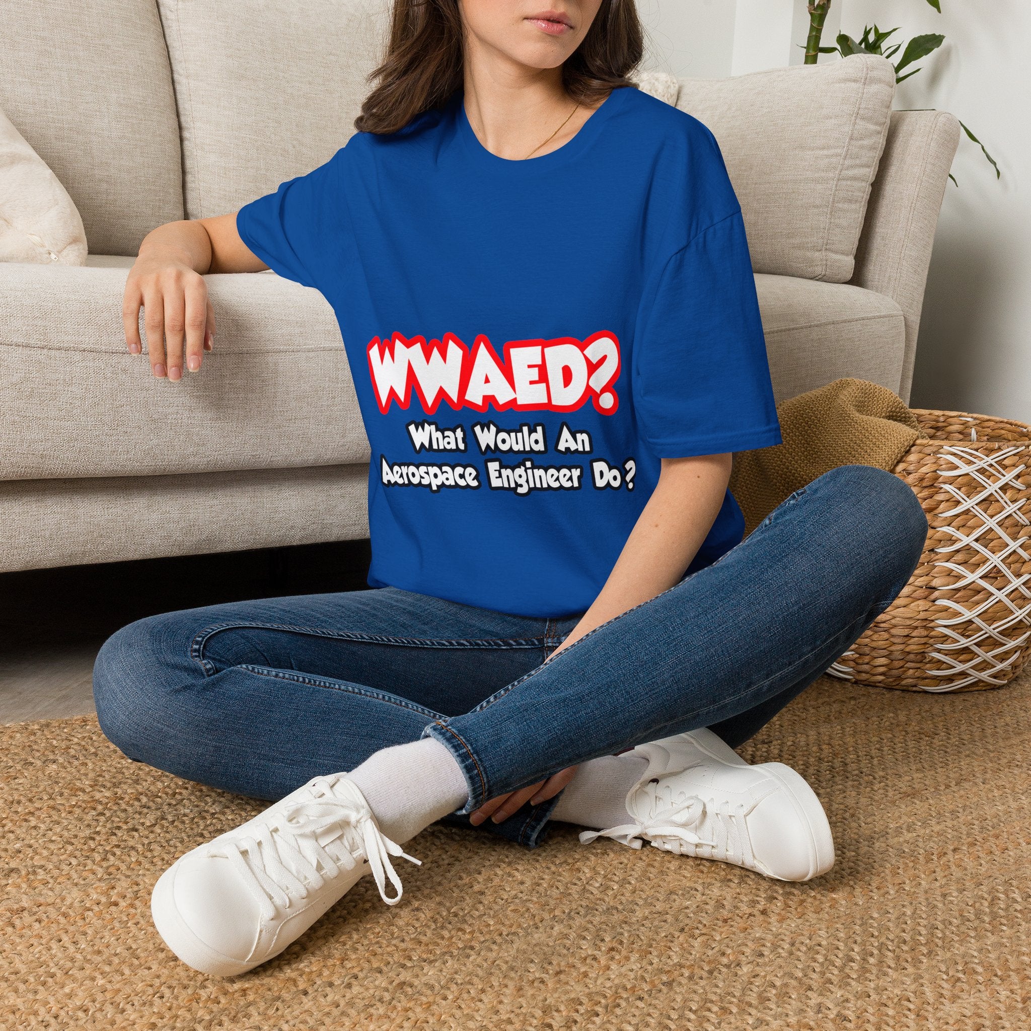 WWAED...What Would an Aerospace Engineer Do - Unisex Softstyle T-Shirt