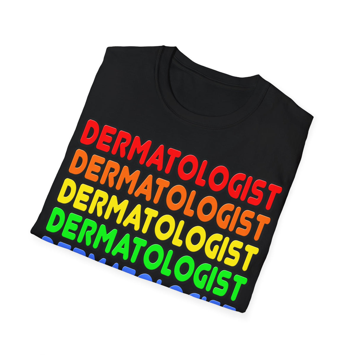 Rainbow Dermatologist - Unisex Softstyle T-Shirt