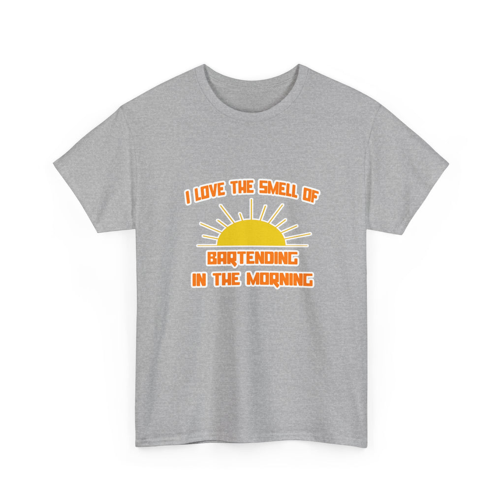 Smell of Bartending in the Morning - Unisex Heavy Cotton Tee