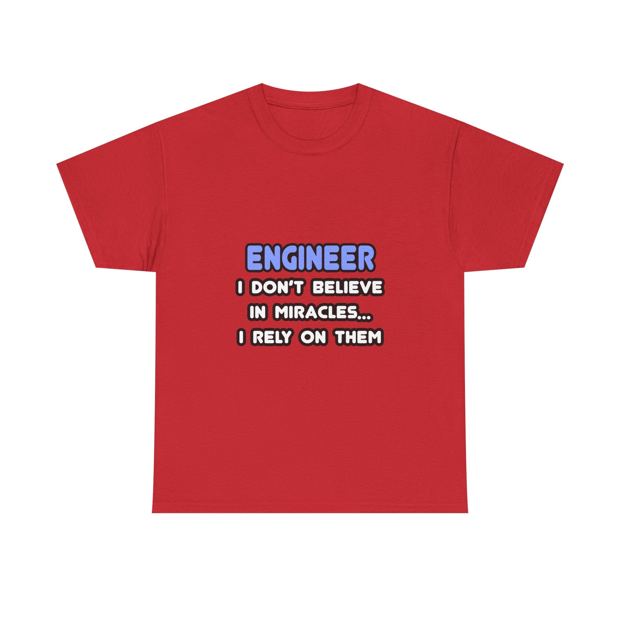 Miracles and Engineers - Unisex Heavy Cotton Tee