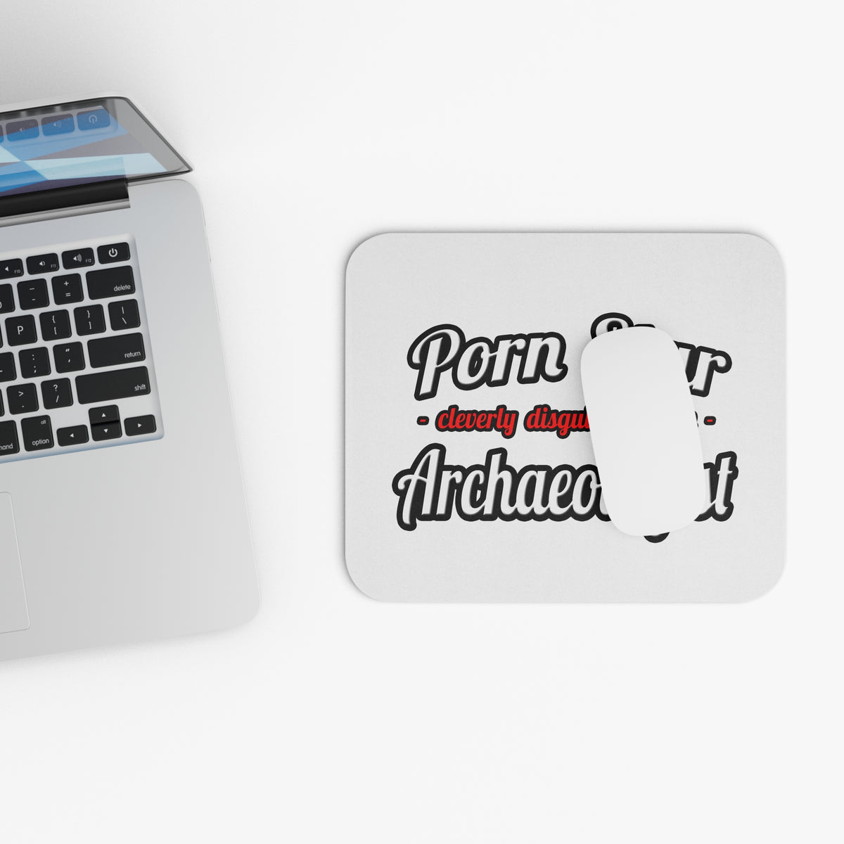 Porn Star...Archaeologist - Mouse Pad (Rectangle)
