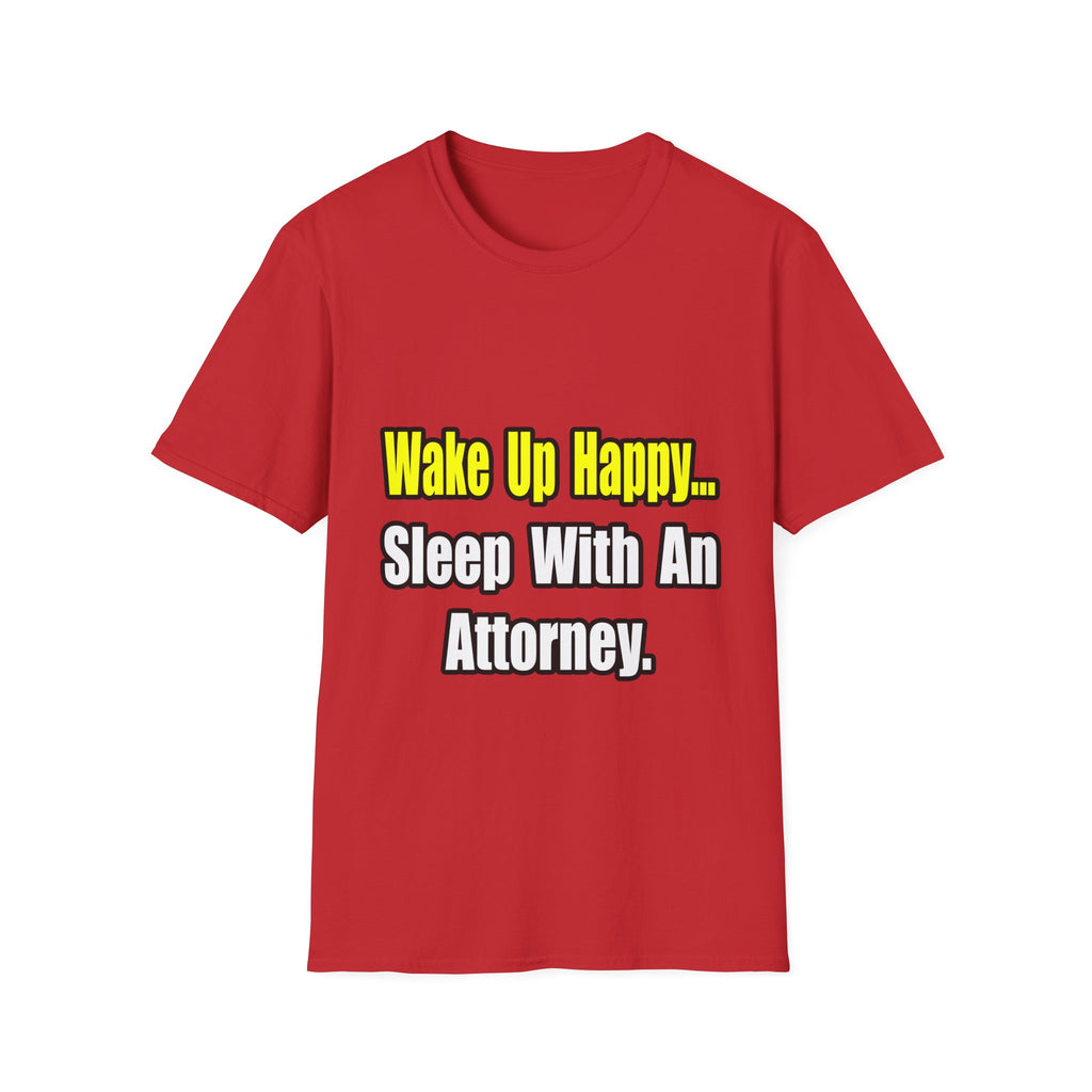 Sleep With Attorney - Unisex Softstyle T-Shirt