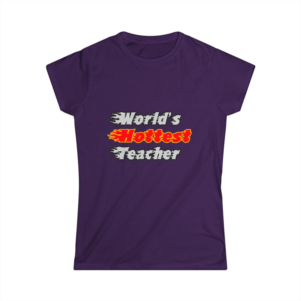 World's Hottest Teacher - Women's Softstyle Tee