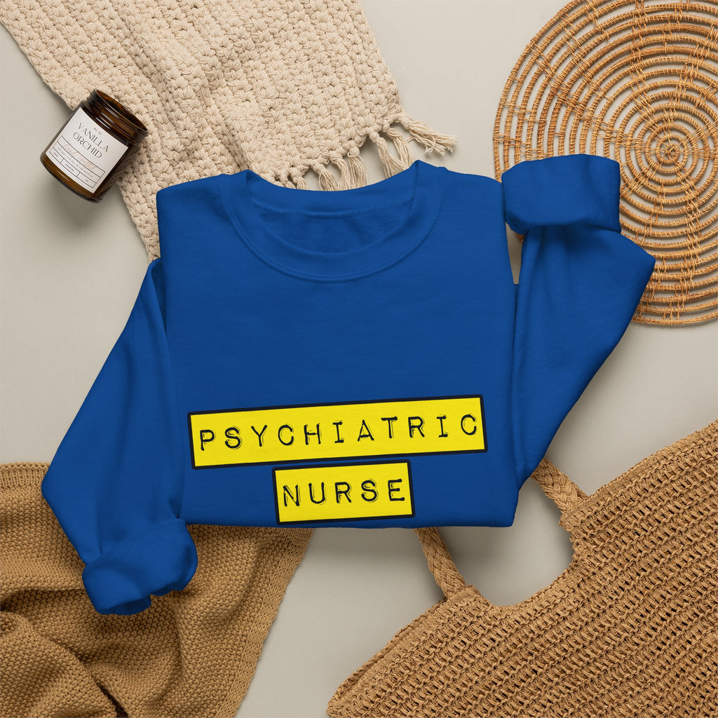 Psychiatric Nurse...Hardest Job You'll Ever Love - Unisex Heavy Blend™ Crewneck Sweatshirt