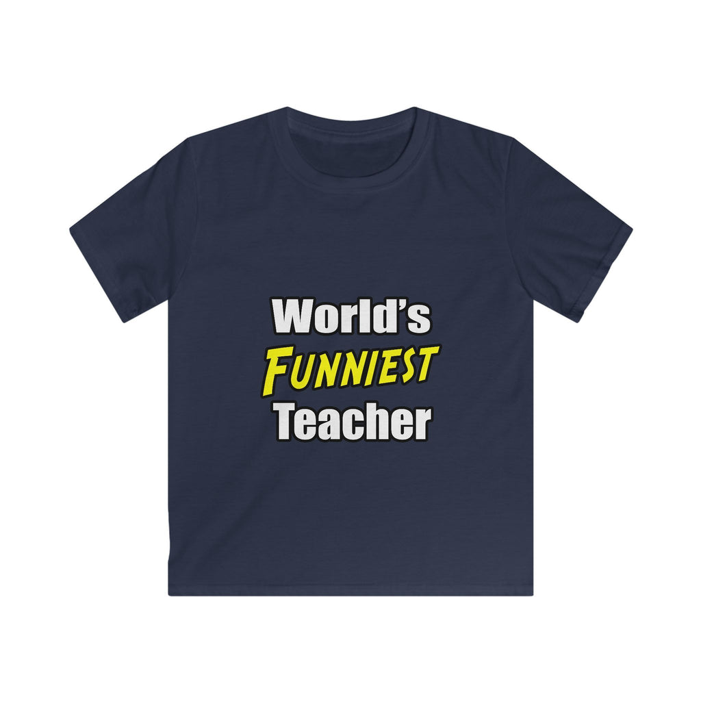 World's Funniest Teacher - Kids Softstyle Tee