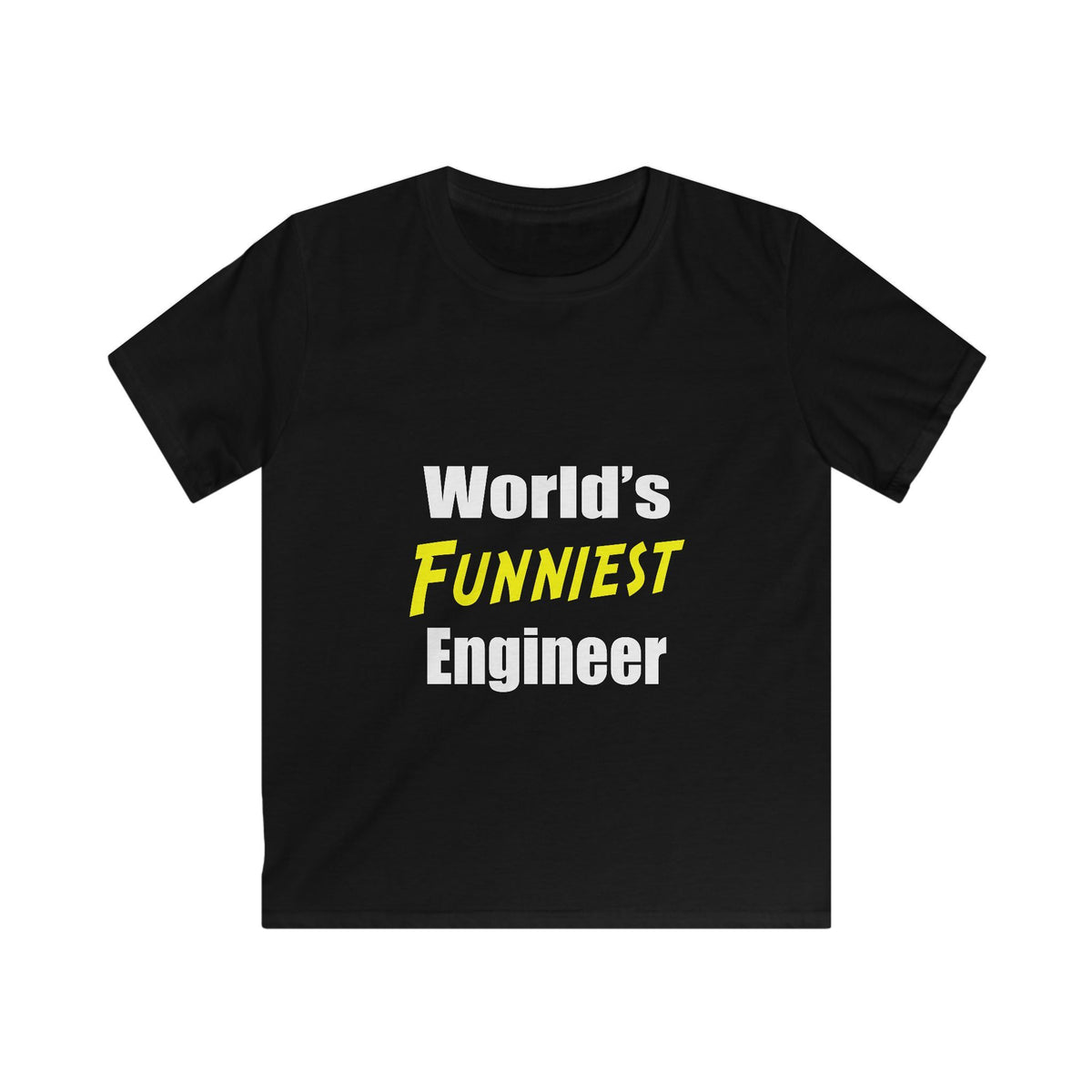 World's Funniest Engineer - Kids Softstyle Tee