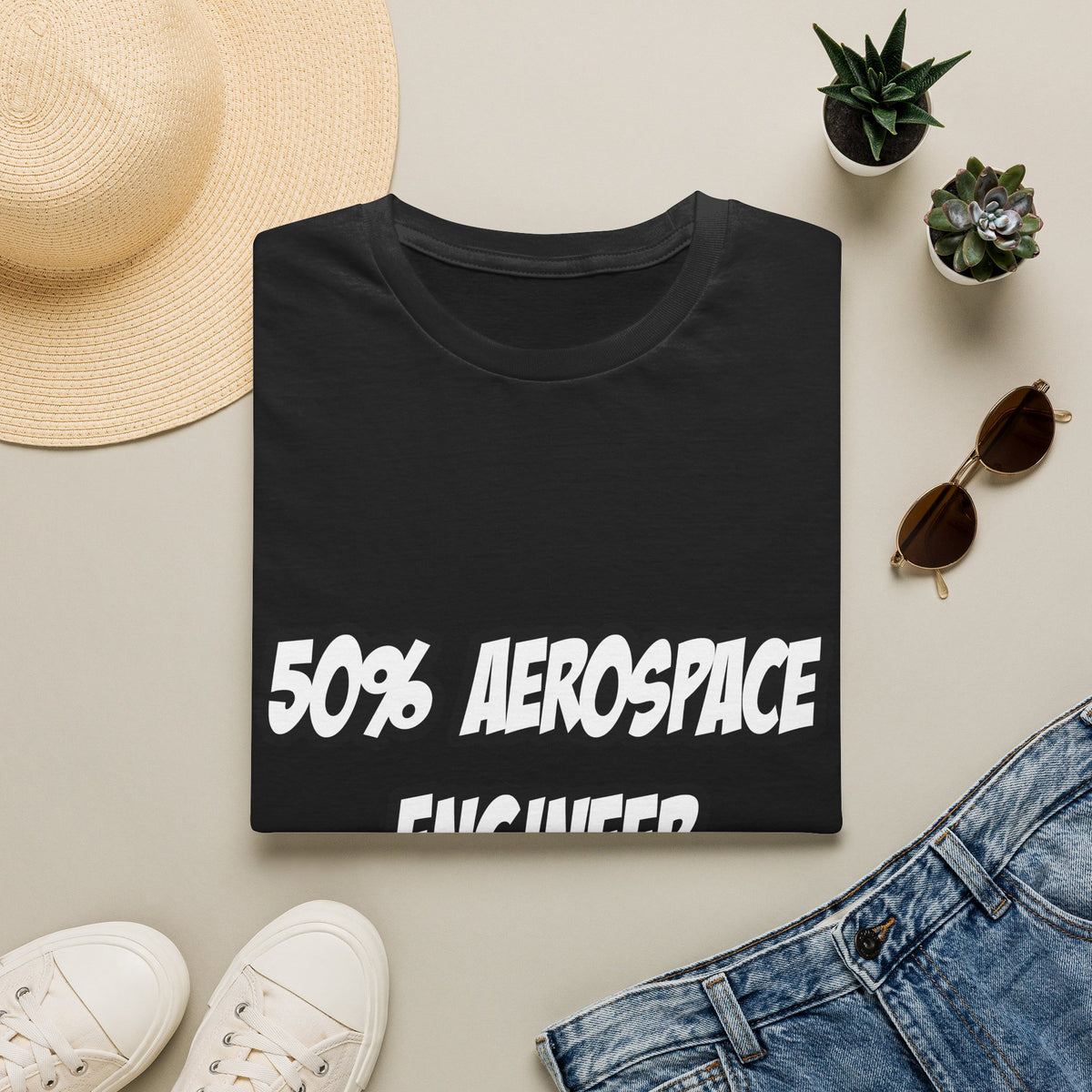 Half Aerospace Engineer...Half Superhero - Unisex Softstyle T-Shirt