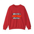 World's Hottest Editor - Unisex Heavy Blend™ Crewneck Sweatshirt