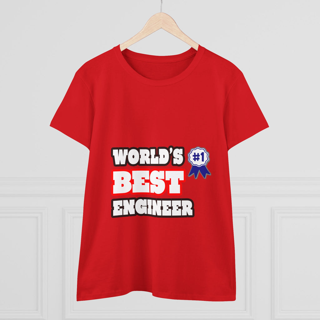 World's Best Engineer - Women's Midweight Cotton Tee