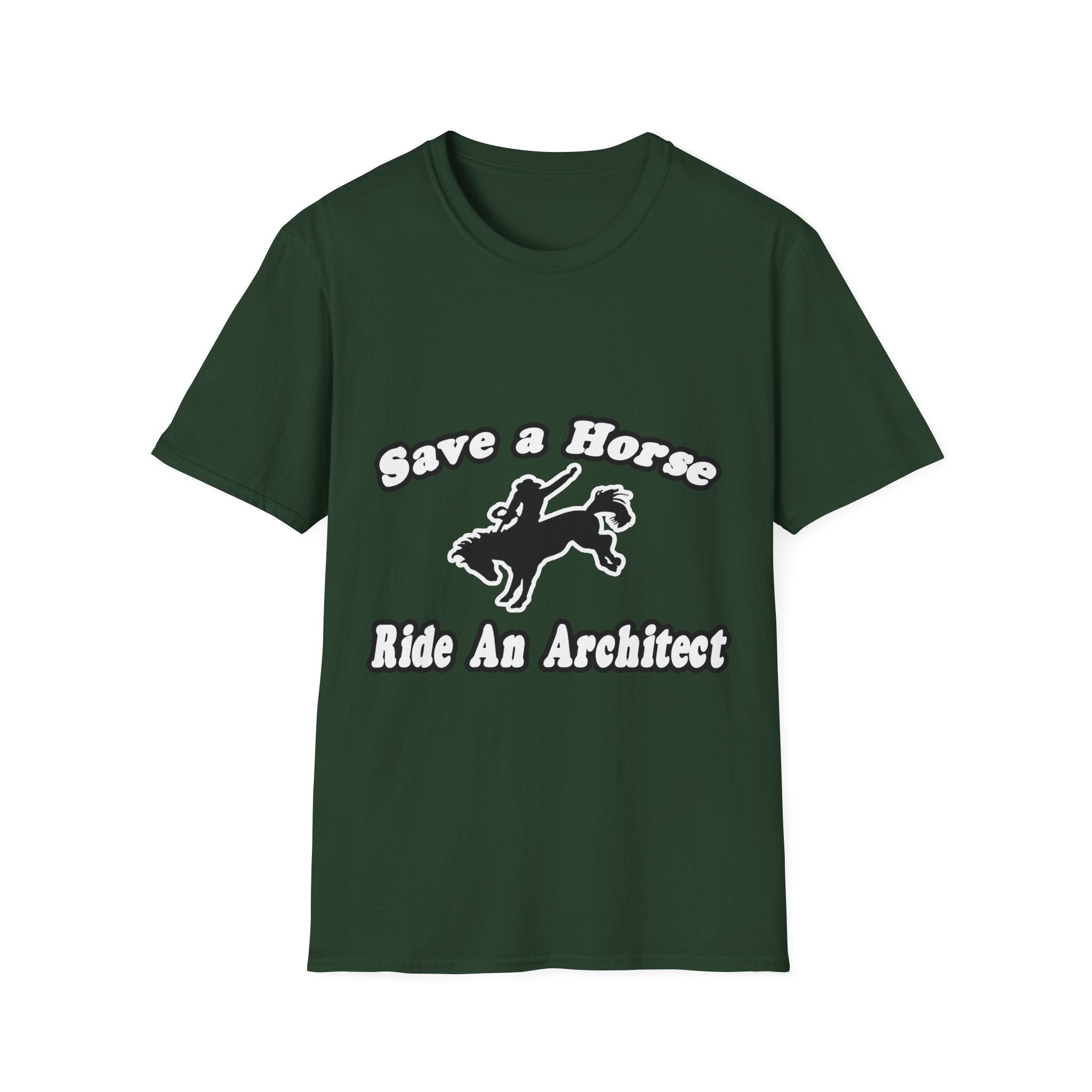 Save Horse, Ride Architect - Unisex Softstyle T-Shirt