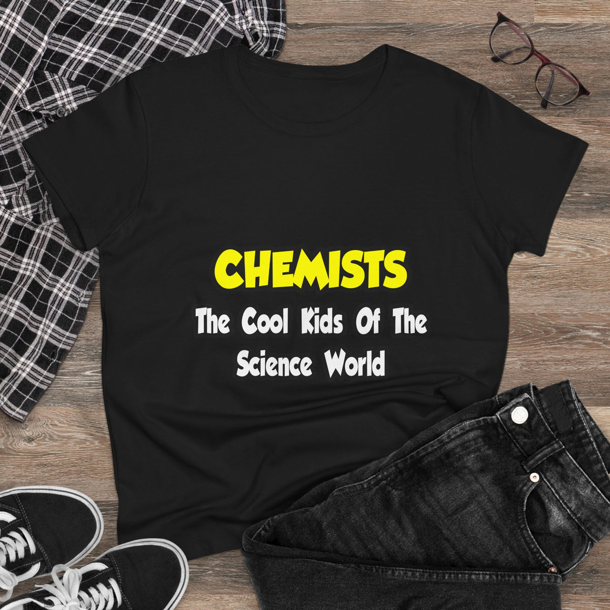 Chemists...Cool Kids of Science World - Women's Midweight Cotton Tee