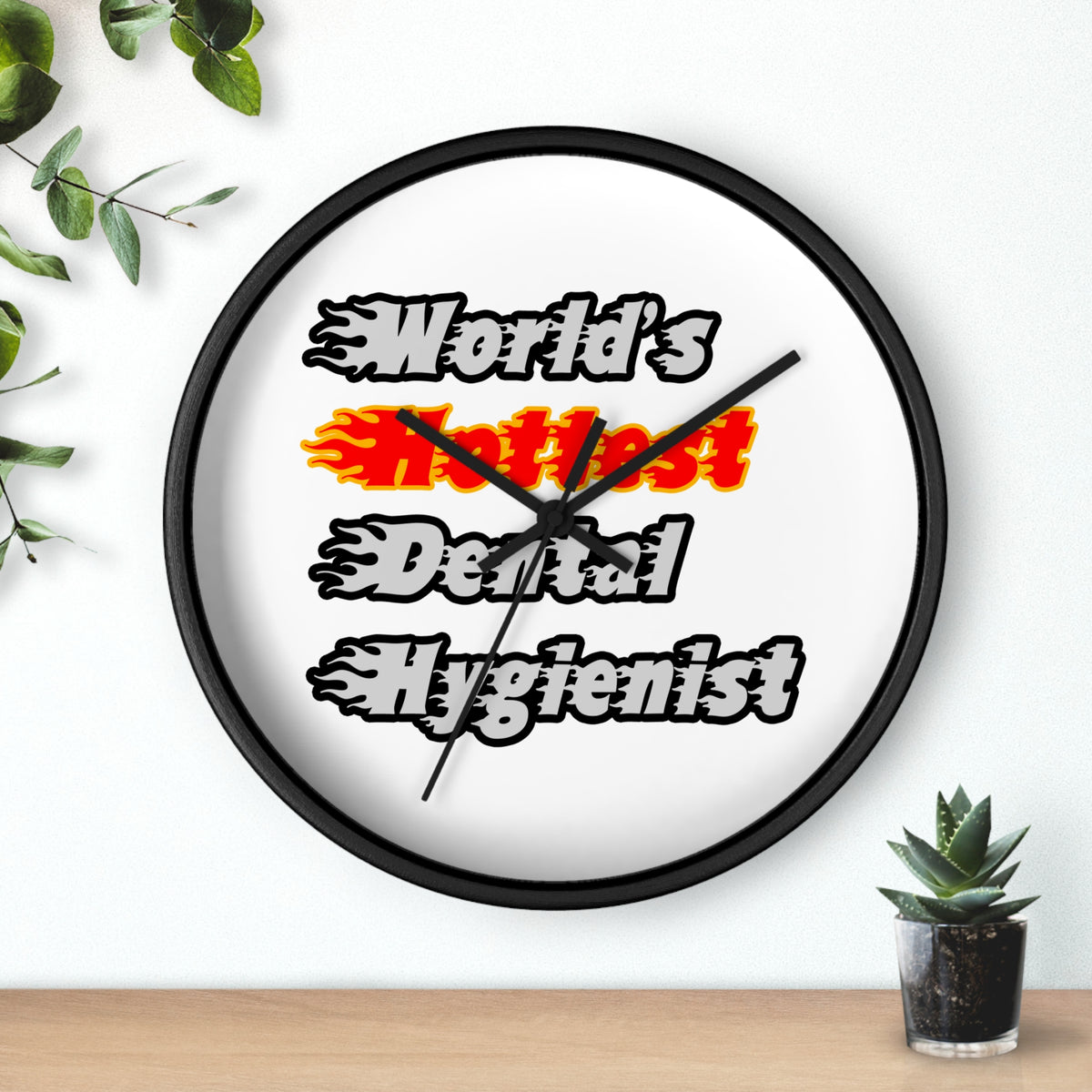 World's Hottest Dental Hygienist - Wall Clock