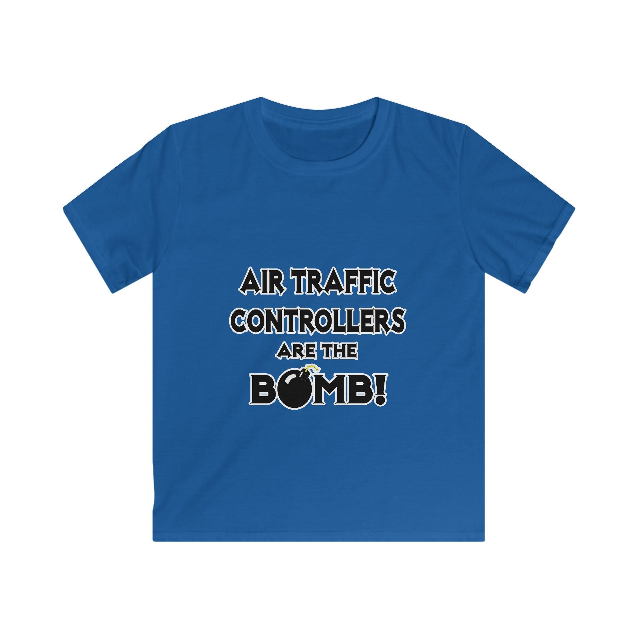 Air Traffic Controllers Are The Bomb! - Kids Softstyle Tee