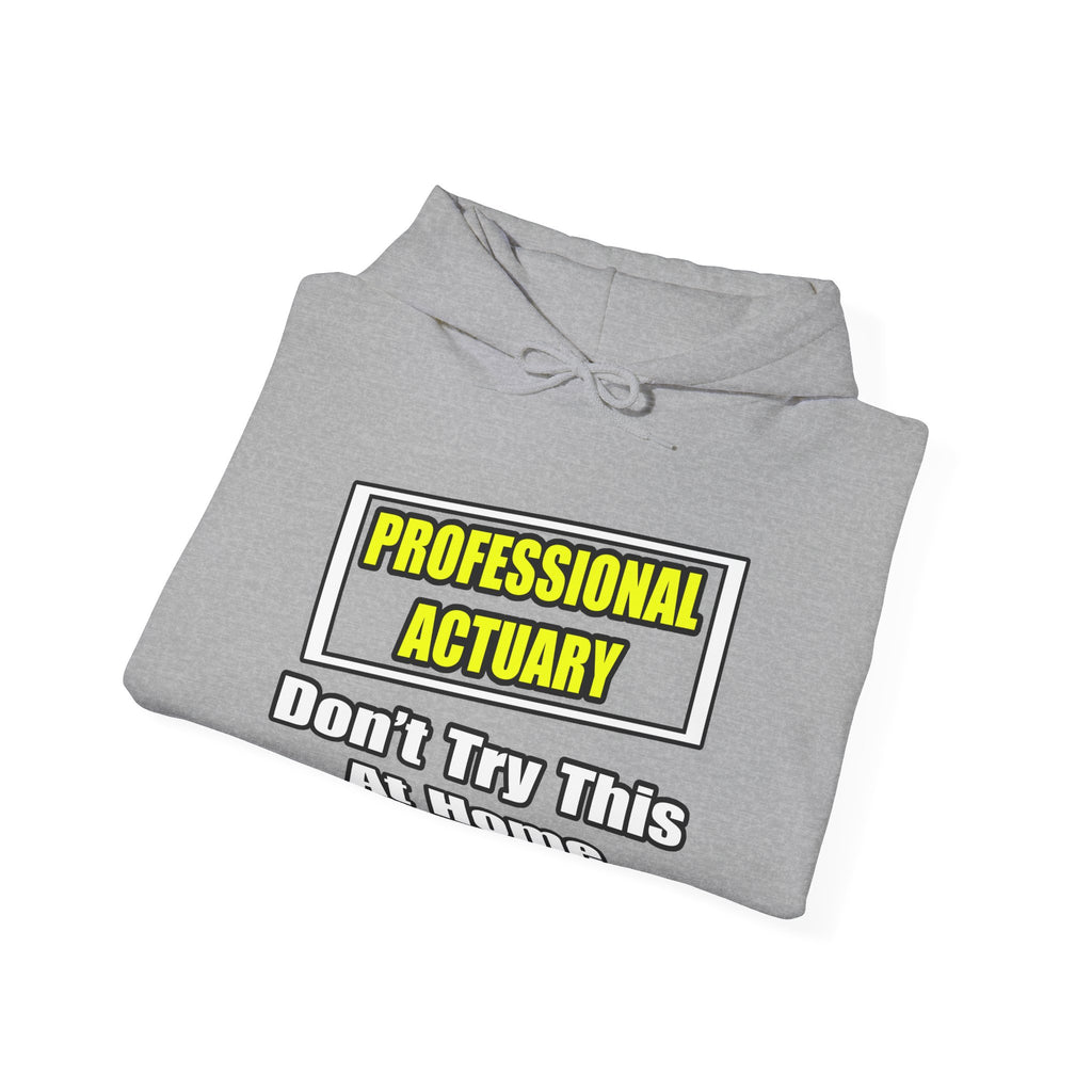 Professional Actuary...Don't Try This At Home - Unisex Heavy Blend™ Hooded Sweatshirt