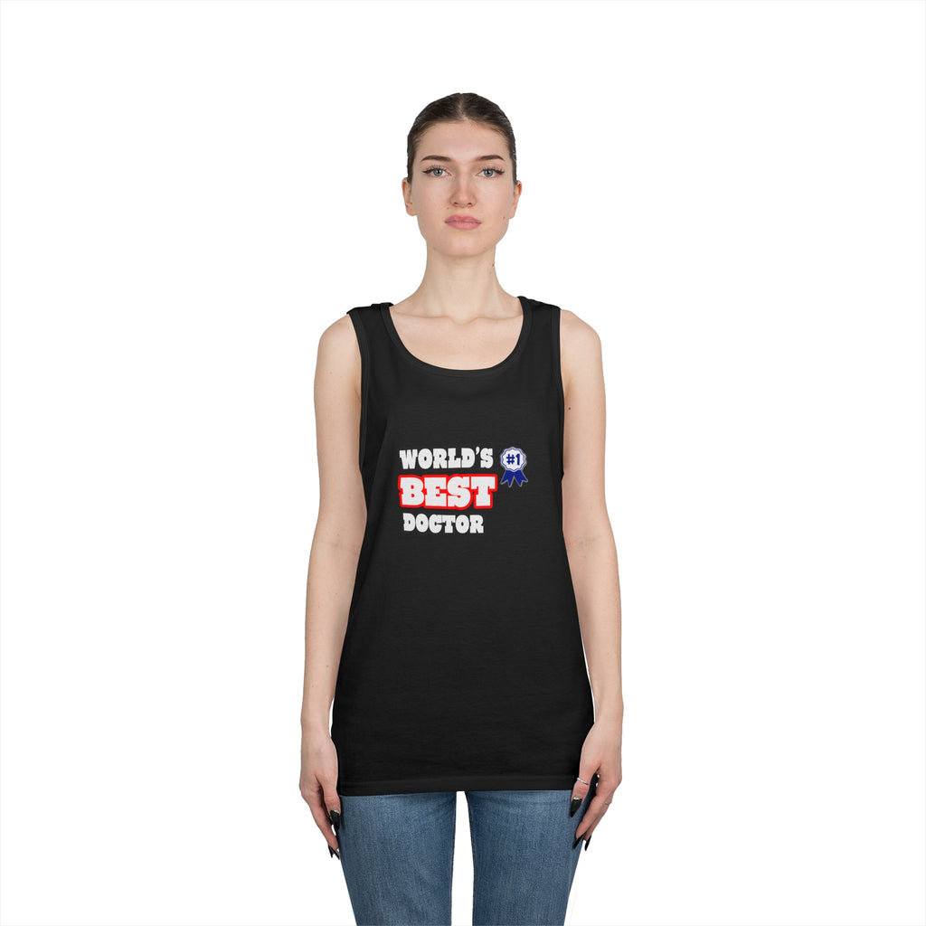 World's Best Doctor - Unisex Heavy Cotton Tank Top