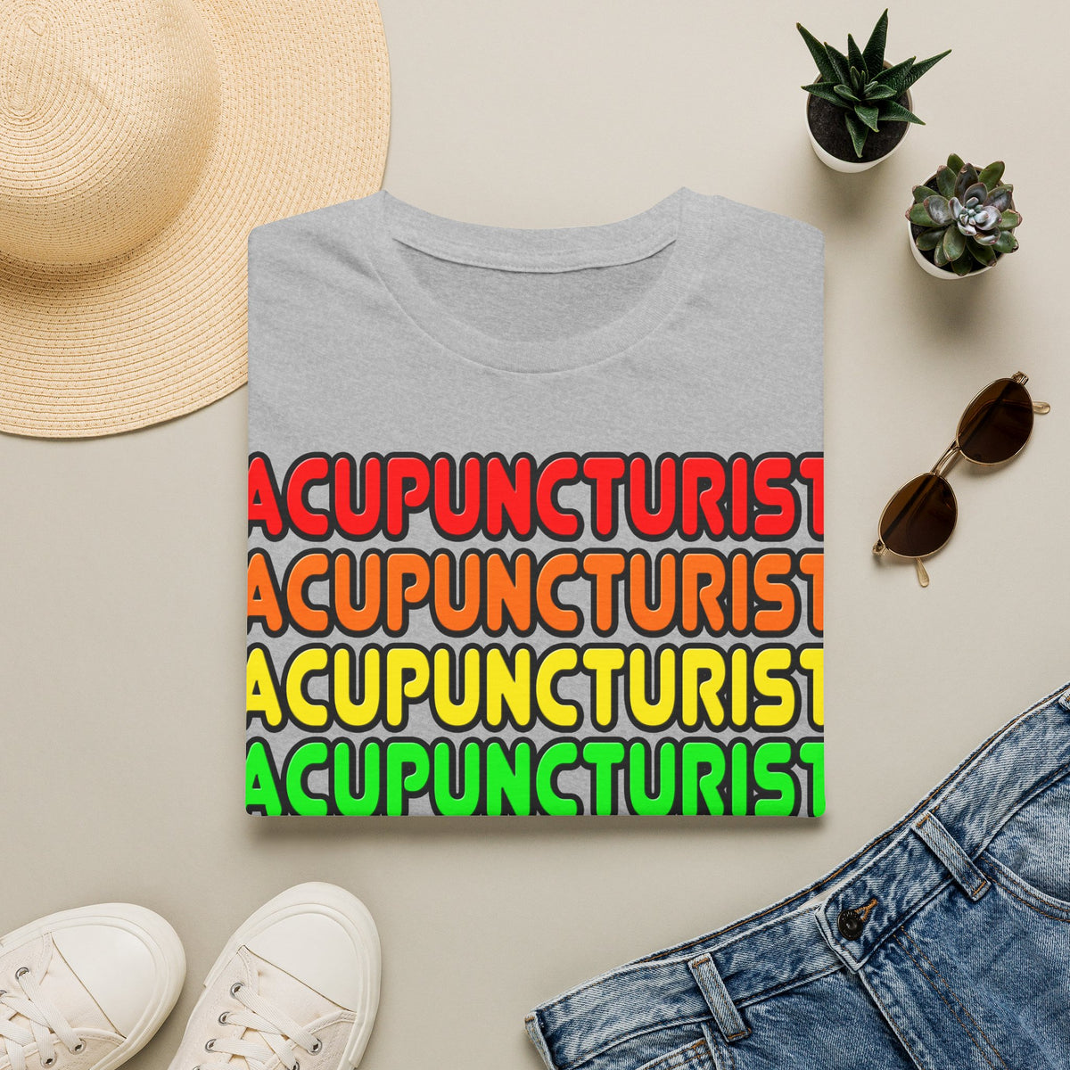 Rainbow Acupuncturist - Unisex Softstyle T-Shirt