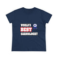 World's Best Cardiologist - Women's Midweight Cotton Tee