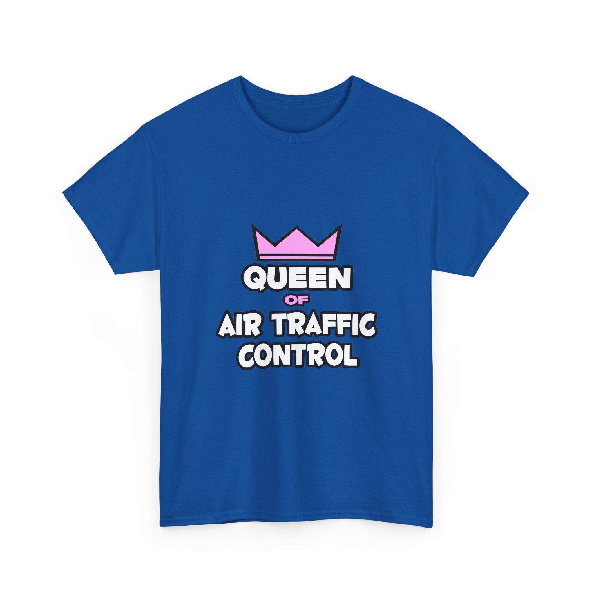 Queen of Air Traffic Control - Unisex Heavy Cotton Tee
