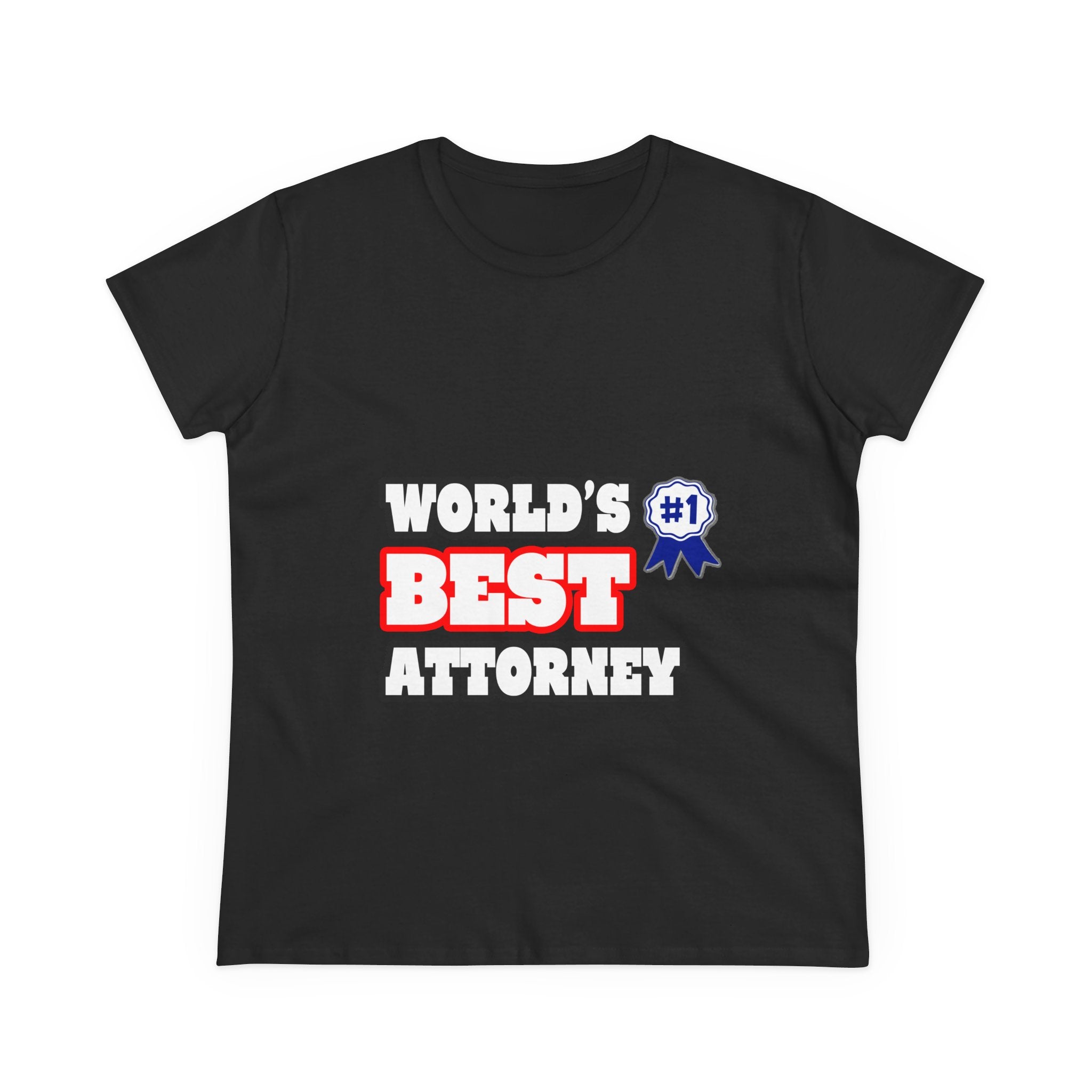 World's Best Attorney - Women's Midweight Cotton Tee