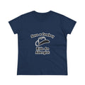 Save a Cowboy .. Ride an Allergist - Women's Midweight Cotton Tee