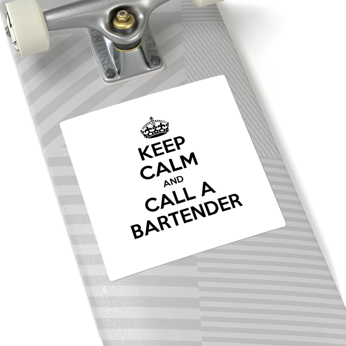 Keep Calm ... Call a Bartender - Square Stickers