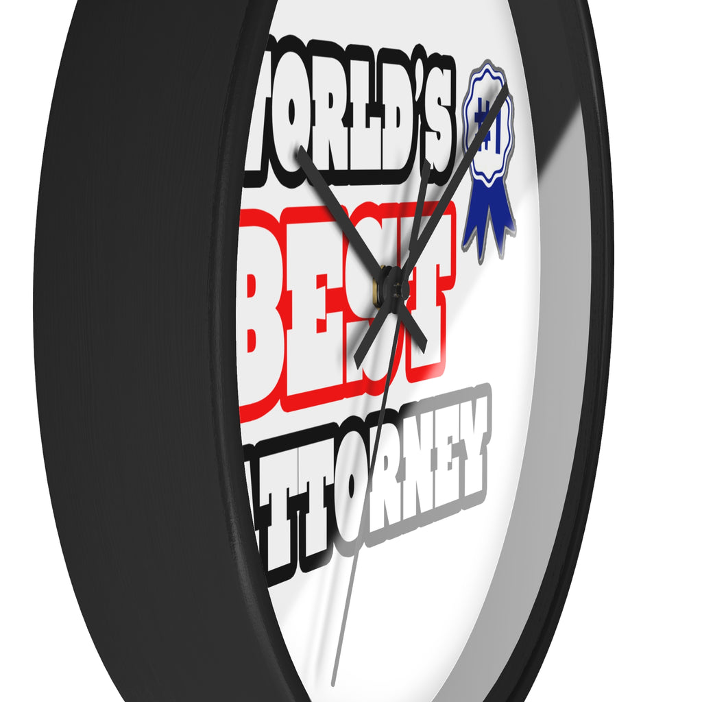 World's Best Attorney - Wall Clock