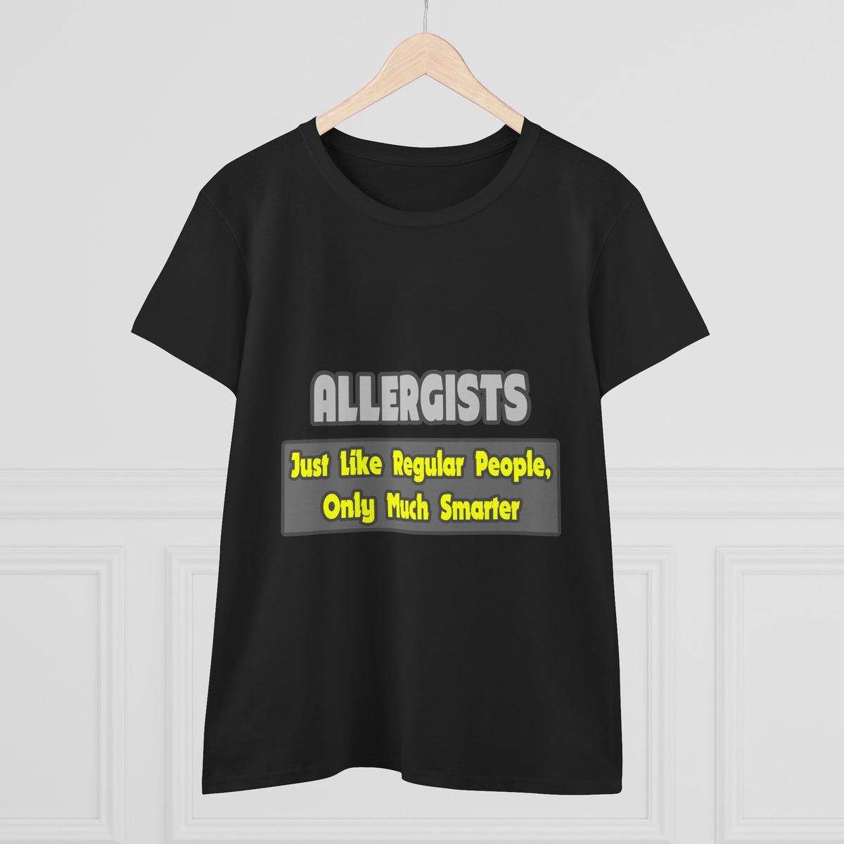 Allergists .. Smarter - Women's Midweight Cotton Tee