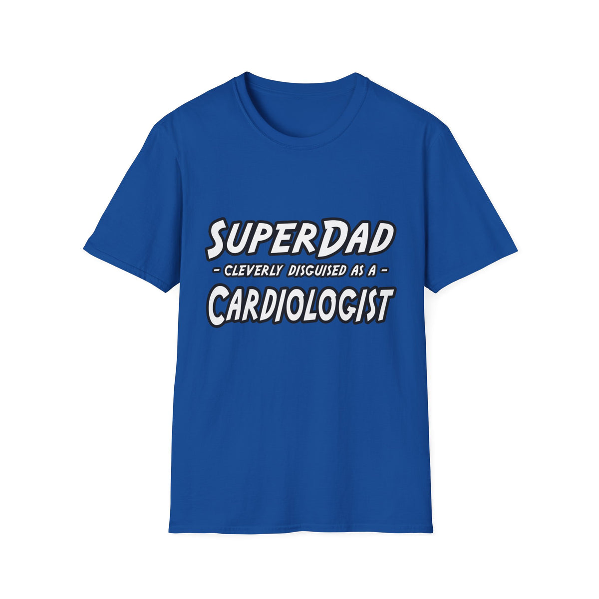 SuperDad...Cardiologist - Unisex Softstyle T-Shirt