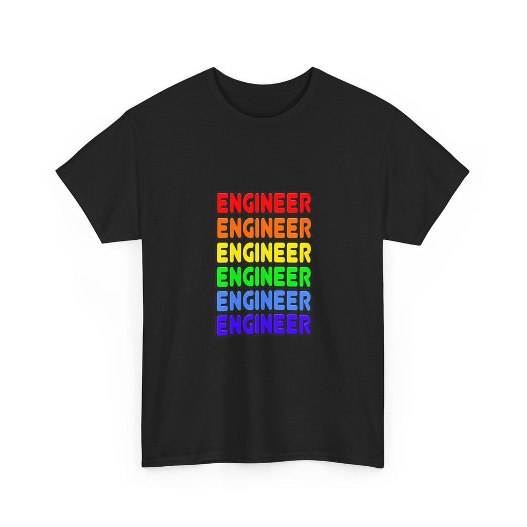 Rainbow Engineer - Unisex Heavy Cotton Tee