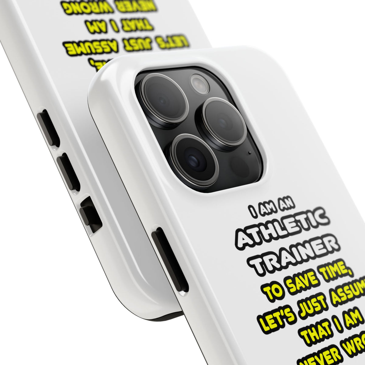 Funny Athletic Trainer T Shirts - Tough Phone Cases