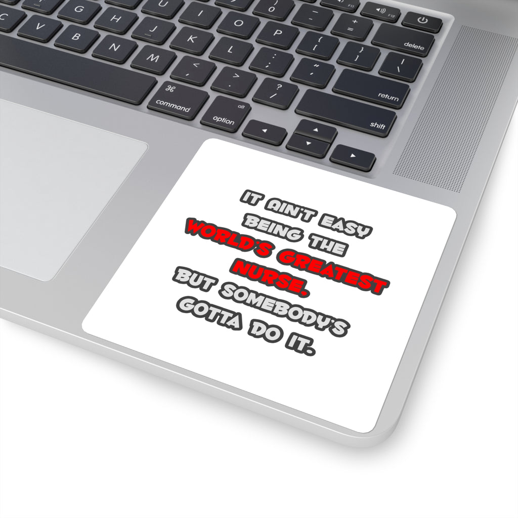 World's Greatest Nurse Joke - Square Stickers