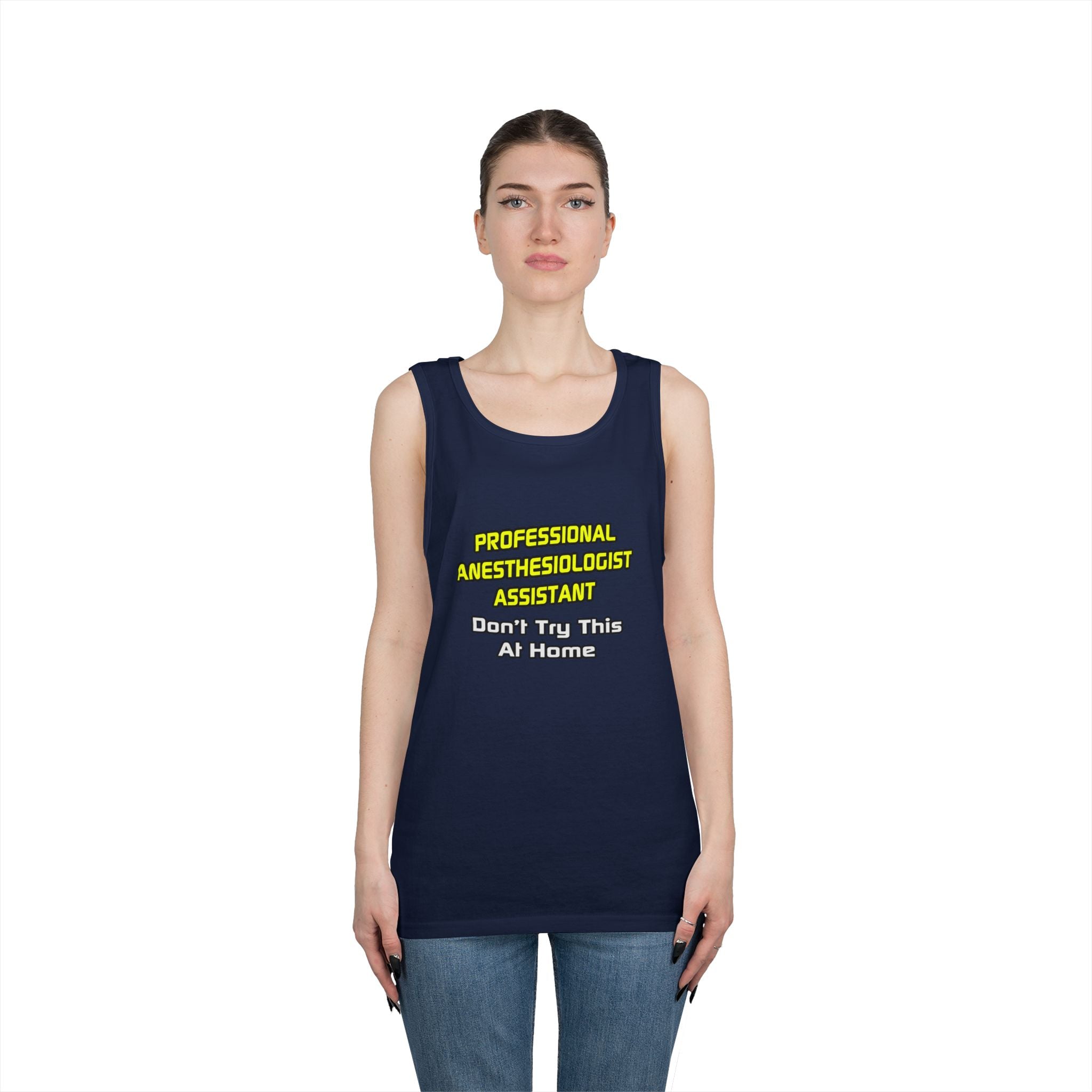 Professional Anesthesiologist Assistant .. Joke - Unisex Heavy Cotton Tank Top