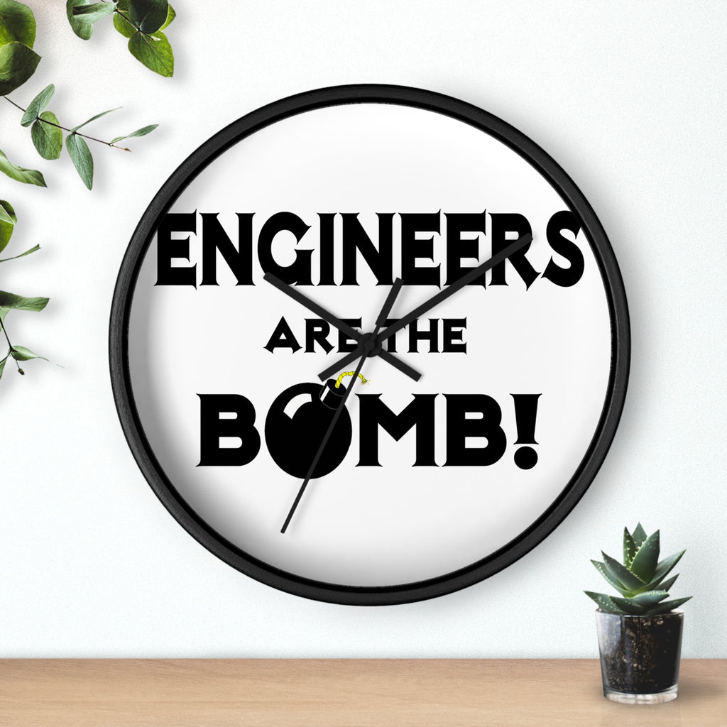Engineers Are The Bomb! (2) - Wall Clock