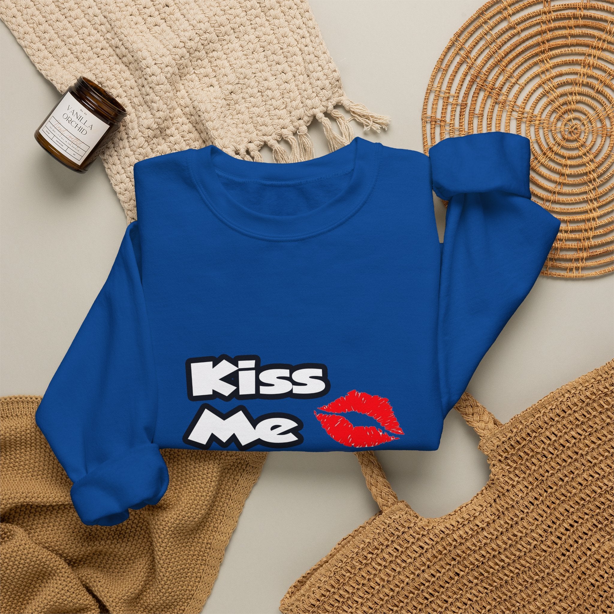 Kiss Me...I Am A Nurse - Unisex Heavy Blend™ Crewneck Sweatshirt
