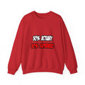 Half Actuary...Half Superhero - Unisex Heavy Blend™ Crewneck Sweatshirt