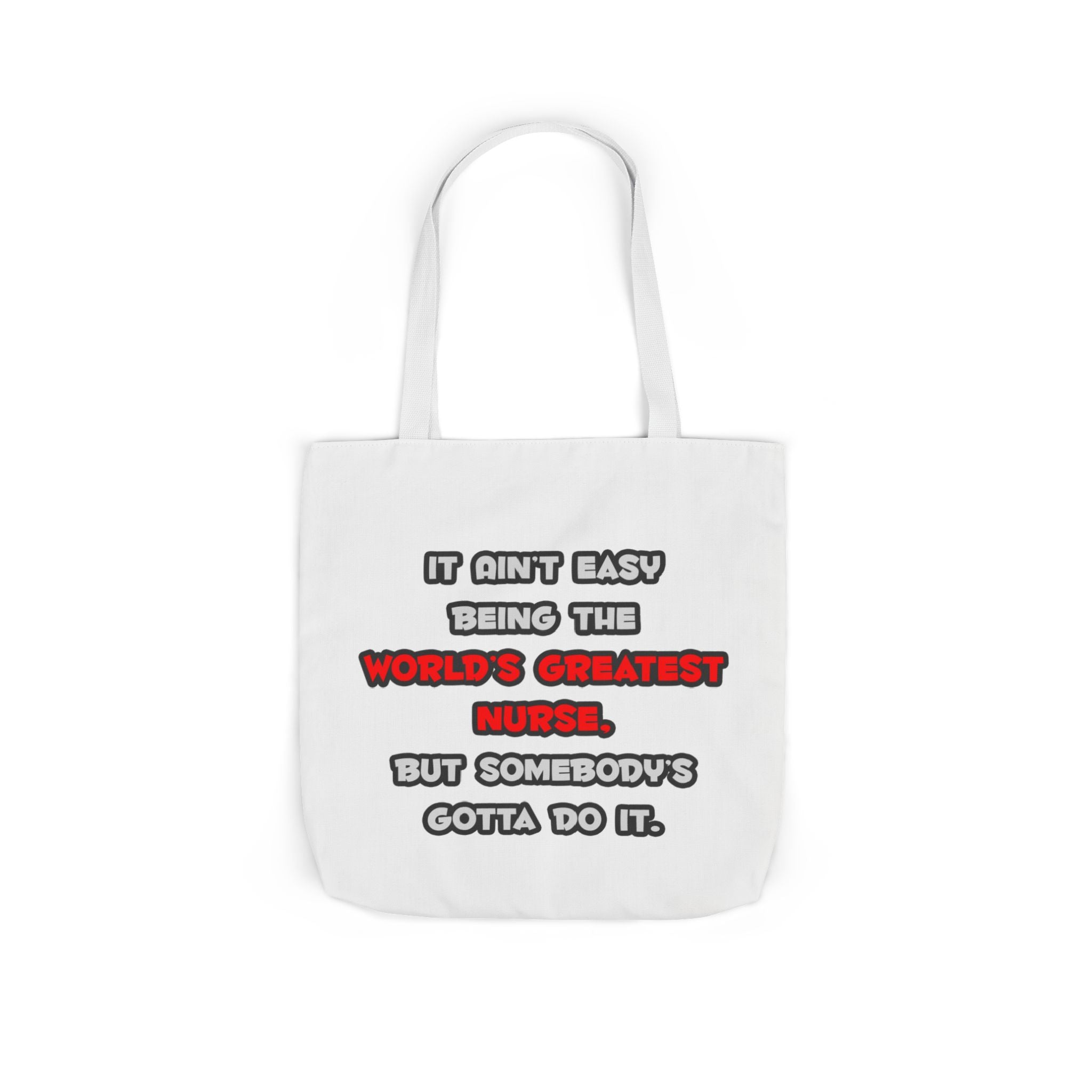 World's Greatest Nurse Joke - Canvas Tote Bag, 5-Color Straps