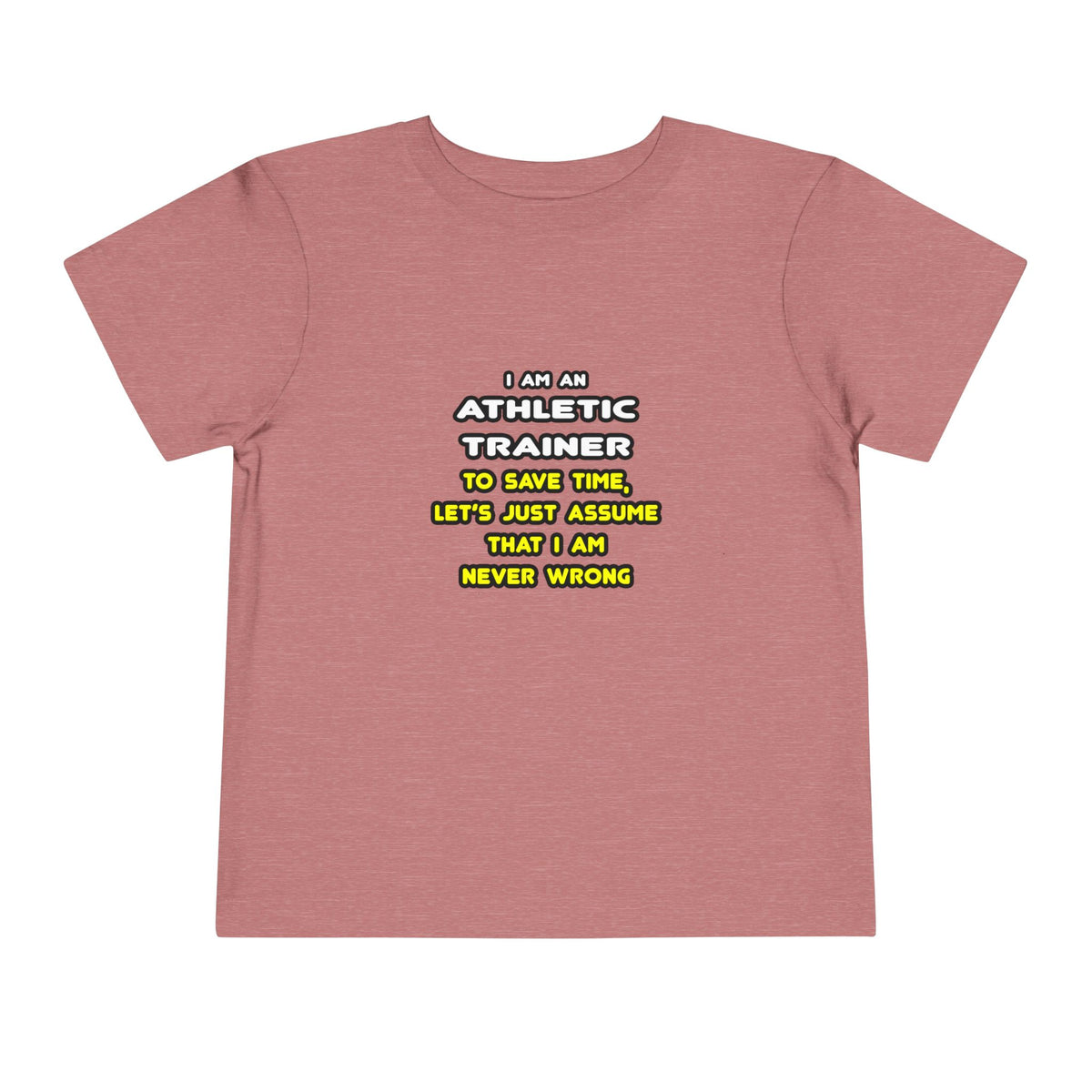 Funny Athletic Trainer T Shirts - Toddler Short Sleeve Tee