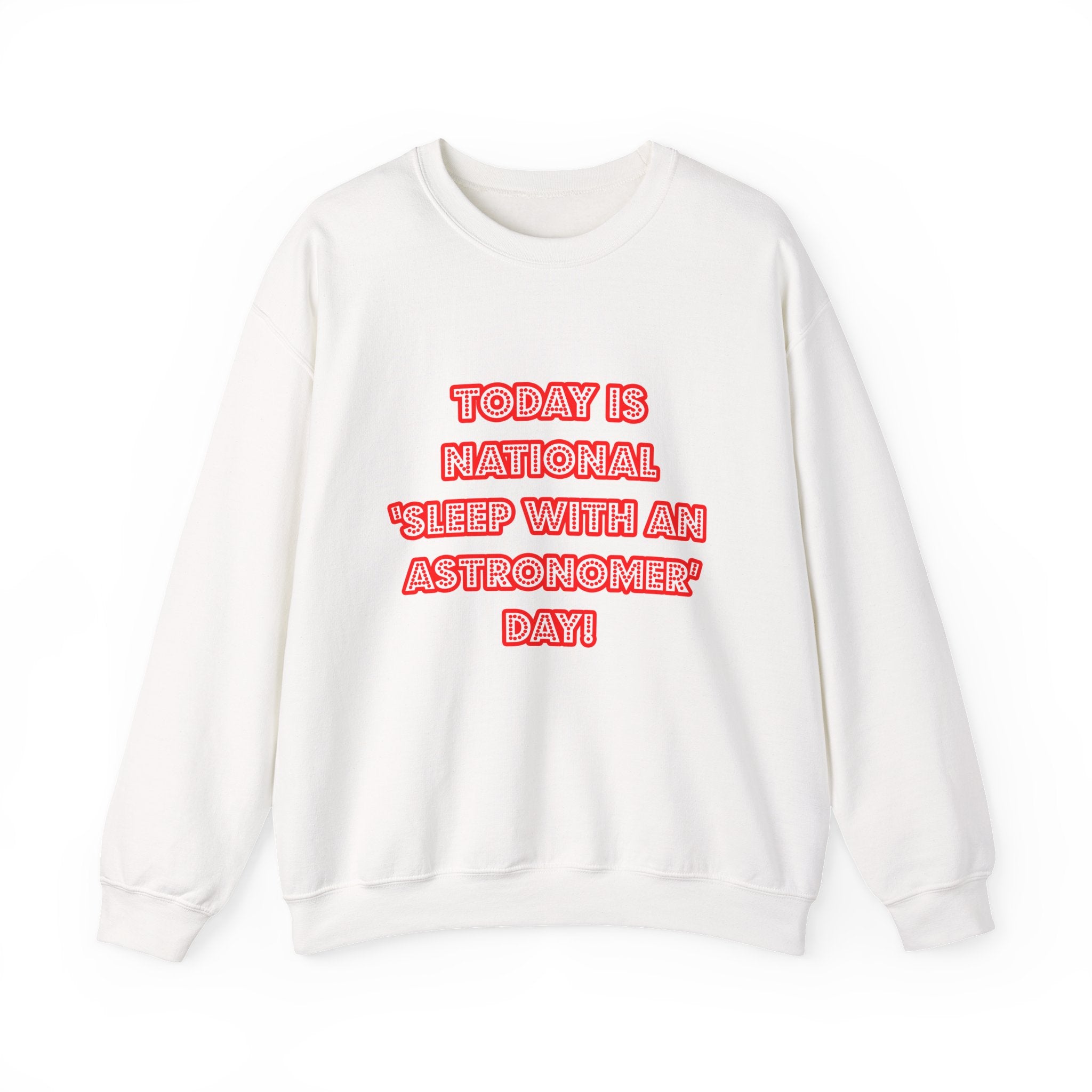 National 'Sleep With an Astronomer' Day - Unisex Heavy Blend™ Crewneck Sweatshirt