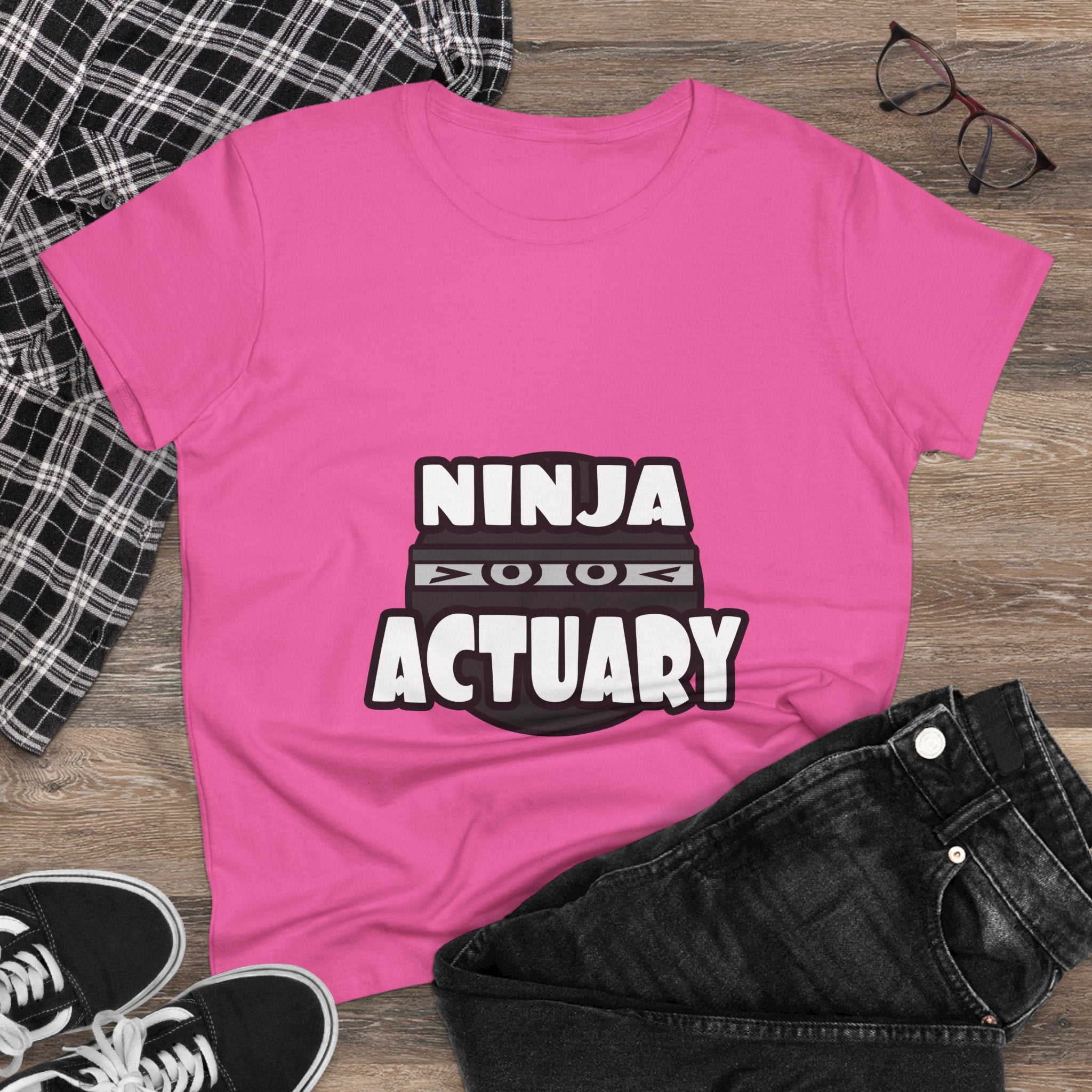 Ninja Actuary - Women's Midweight Cotton Tee