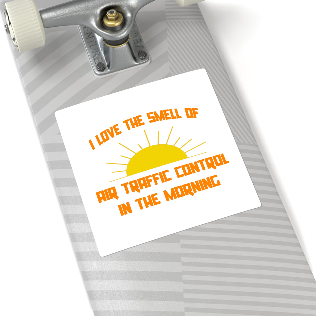 Smell of Air Traffic Control in the Morning - Square Stickers