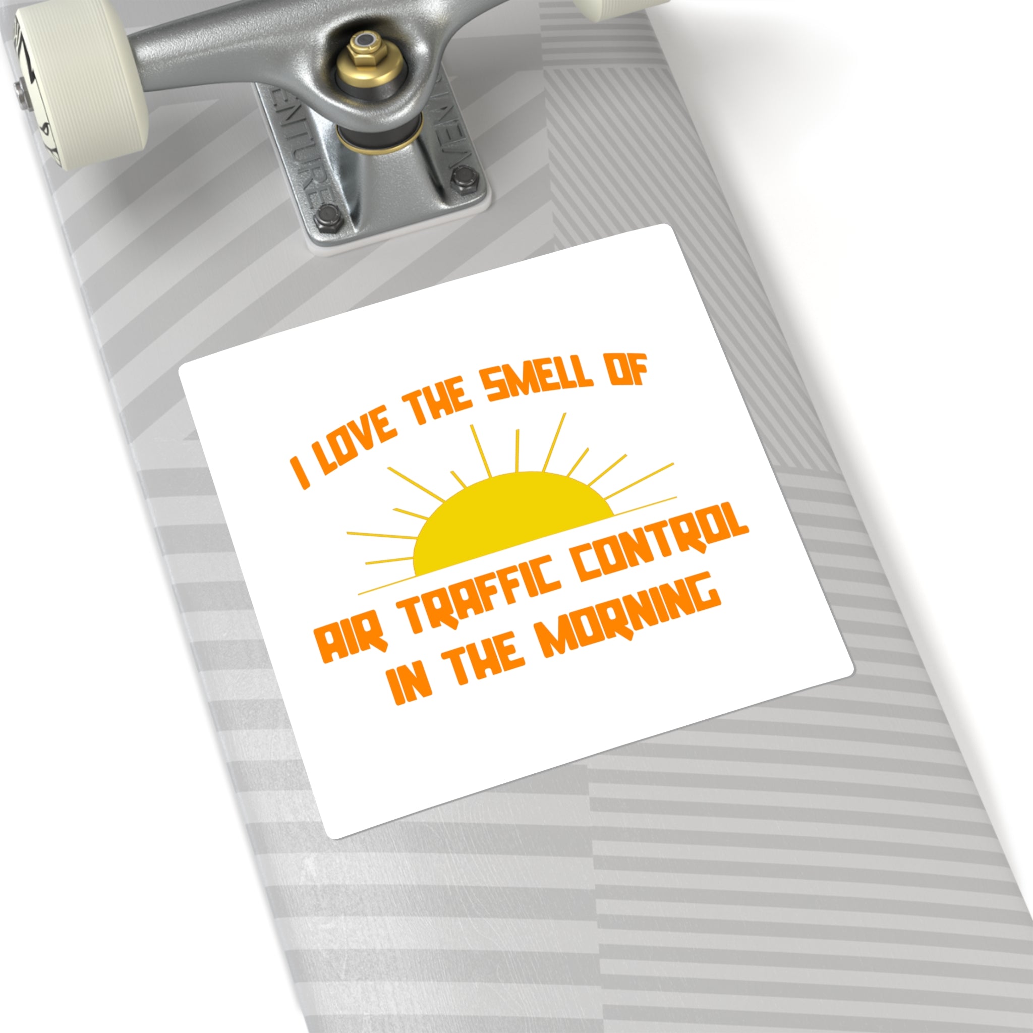 Smell of Air Traffic Control in the Morning - Square Stickers