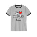 My Heart Belongs To A Doctor - Unisex Cotton Ringer T-Shirt