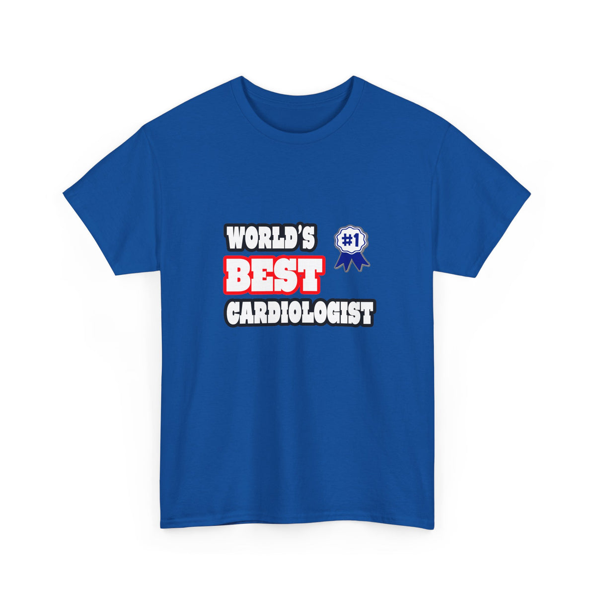 World's Best Cardiologist - Unisex Heavy Cotton Tee