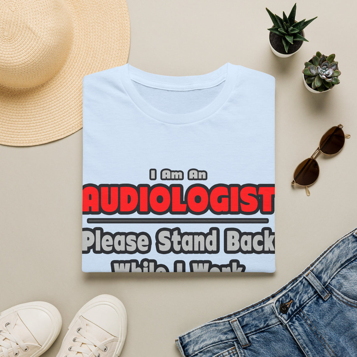 Audiologist ... Stand Back ... Work My Magic - Unisex Softstyle T-Shirt