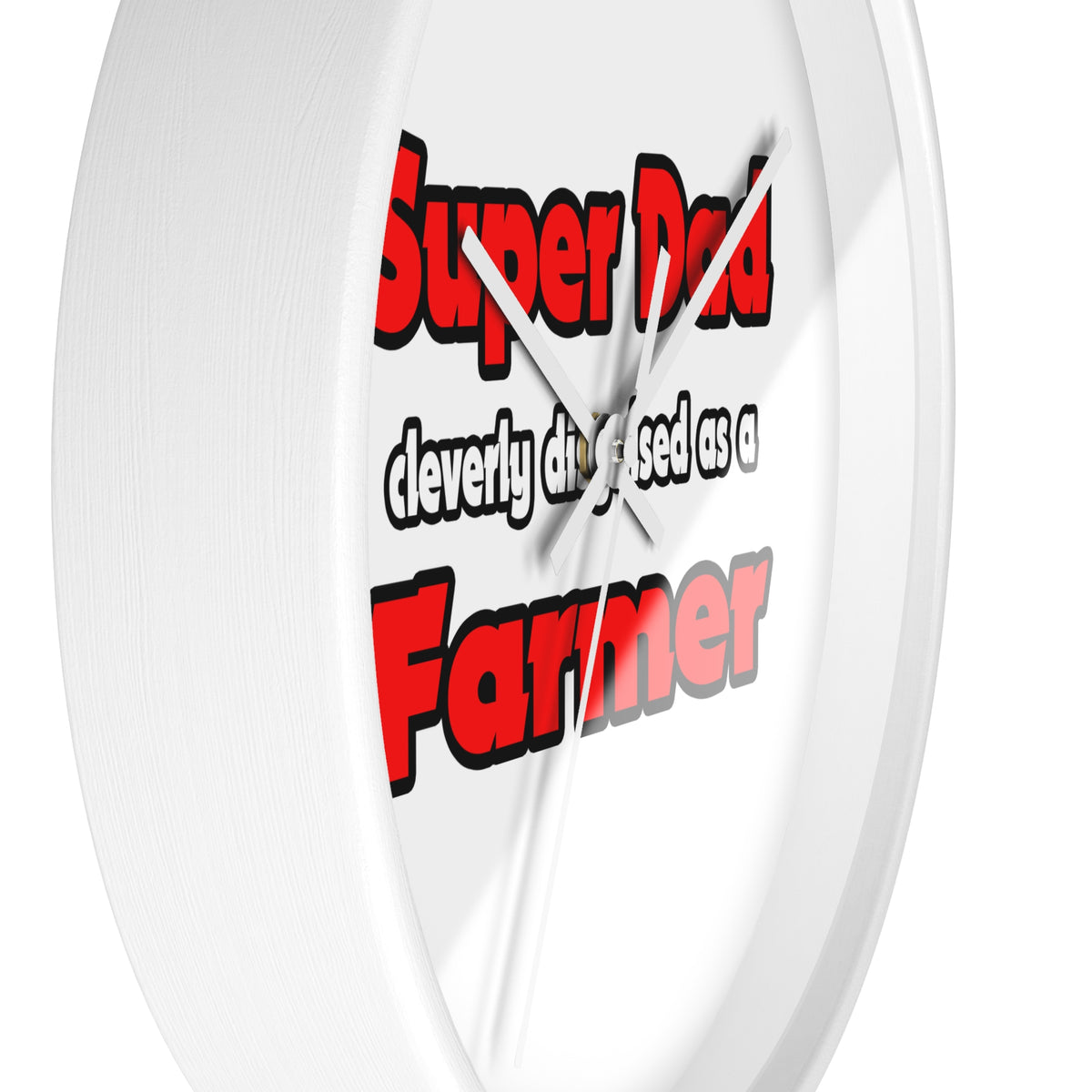 Super Dad ... Farmer - Wall Clock