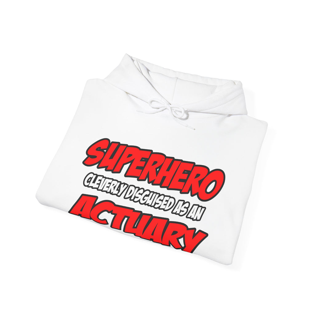 Superhero...Actuary - Unisex Heavy Blend™ Hooded Sweatshirt